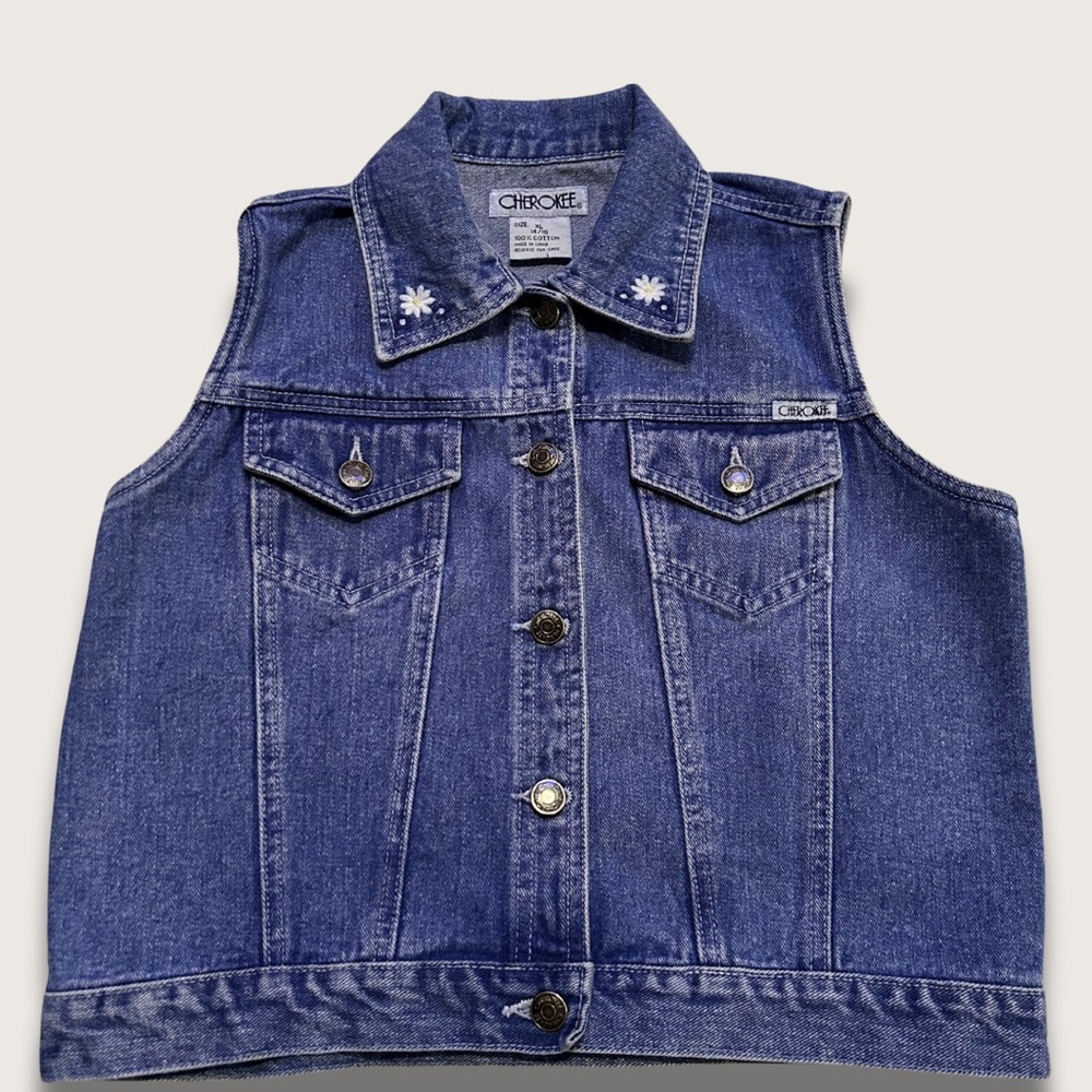 Vintage Cherokee Denim Vest